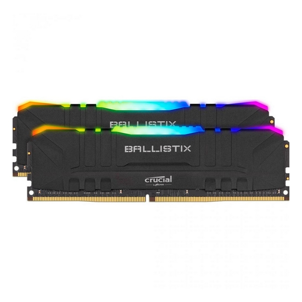 

Оперативна память Crucial 16 GB (2x8GB) DDR4 3200 MHz Ballistix RGB Black (BL2K8G32C16U4BL, 16 GB (2x8GB) DDR4 3200 MHz Ballistix RGB Black (BL2K8G32C16U4BL)