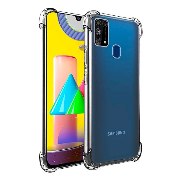 

Накладка для Samsung Galaxy M315 M31 силікон GETMAN з посиленими кутами Transparent, Samsung Galaxy M315 M31 илікон GETMAN з посиленими кутами