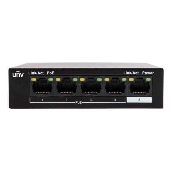 

Світч Uniview NSW2010-5T-PoE-IN 5 портів, NSW2010-5T-POE-IN