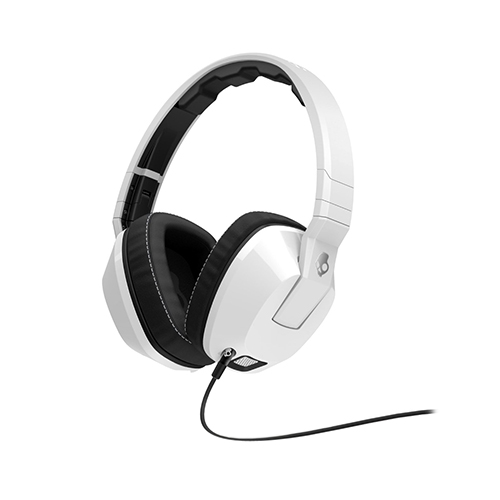 

Навушники накладні провідні з мікрофоном SkullCandy Crusher White, Crusher