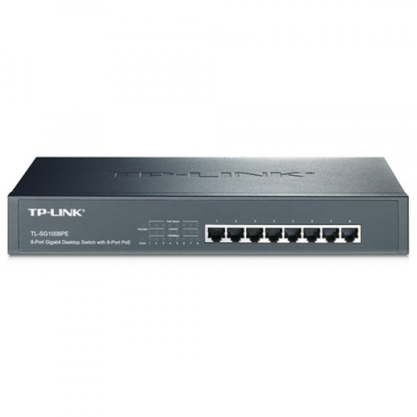 

Світч TP-Link TL-SG1008PE 8 портів, TL-SG1008PE