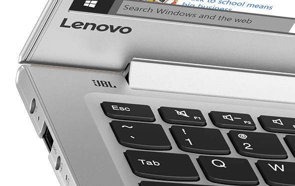 Lenovo IdeaPad 710S-13 оснащений стереофонічними динаміками преміум-класу JBL