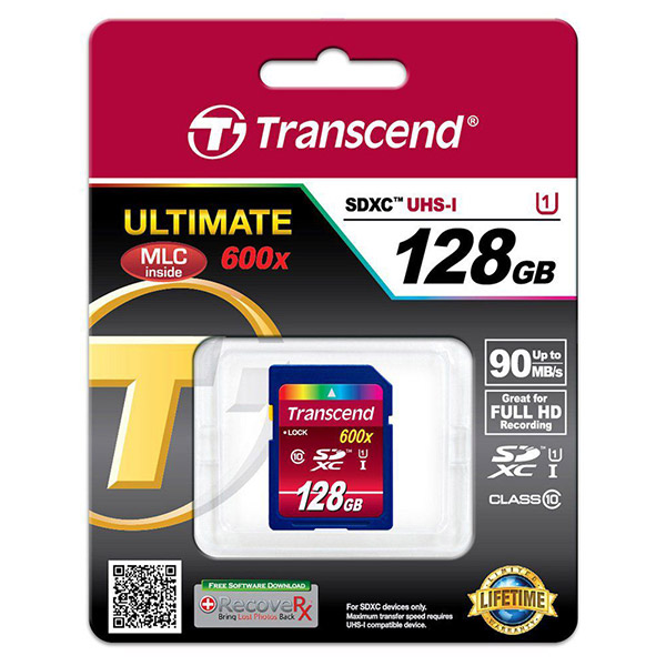 

Карта памяті SDXC 128Gb class 10 Transcend UHS-I Ultimate, TS128GSDXC10U1