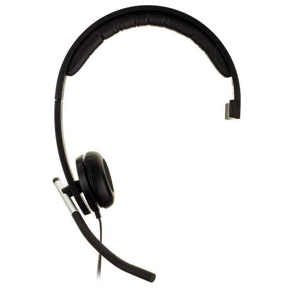 

Навушники накладні провідні з мікрофоном Logitech H650e Headset Mono USB Black, Logitech H650e