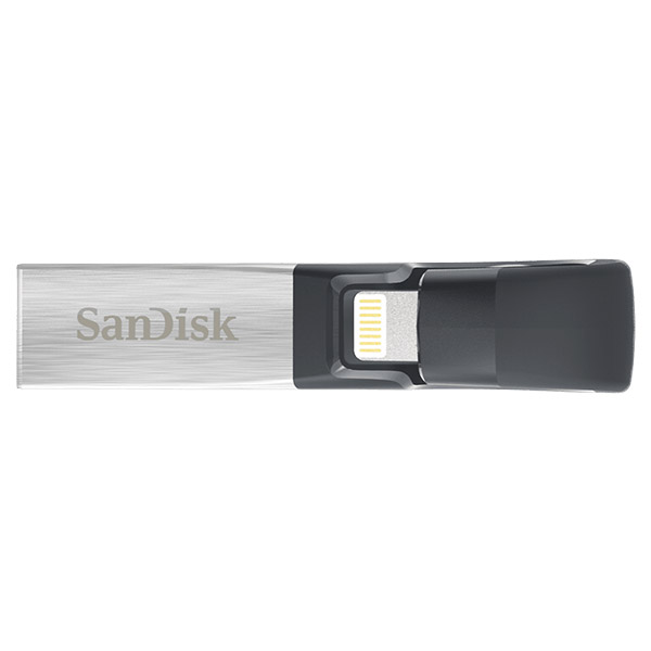 

Флеш память 128GB USB3.0 + Lightning OTG SanDisk iXpand, 128 GB iXpand USB 3.0/Lightning