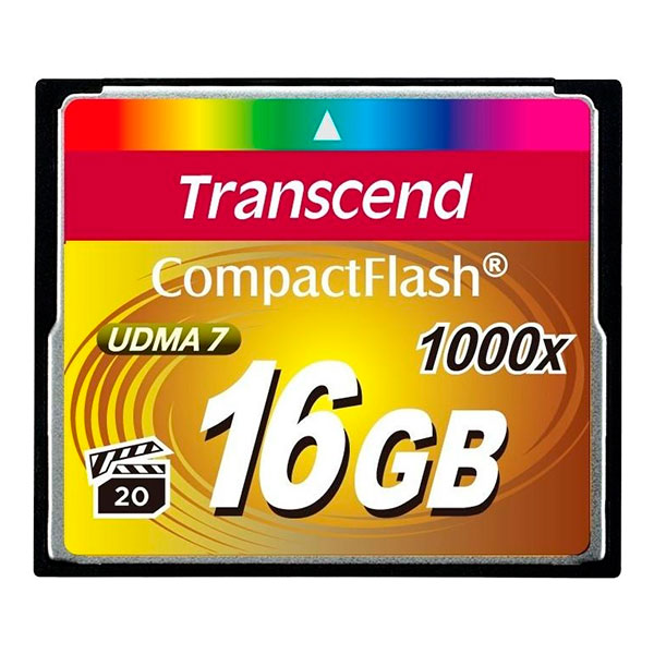 

Карта памяті CompactFlash 16GB 1066x Transcend, Transcend CompactFlash 16GB 1066x