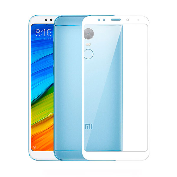 

Захисне скло Xiaomi Redmi 5 Full Cover прозоре (біле) MakeFuture, Защитное стекло Full Cover Xiaomi Redmi 5