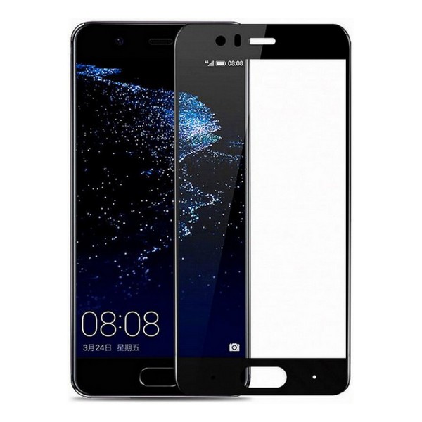 

Захисне скло Huawei P10 Lite Full Screen Tempered Glass прозоре (чорне) Mobiking, Full Screen Huawei P10 Lite